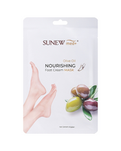 Load image into Gallery viewer, SunewMed+ Nourishing Foot Cream Mask Olive Oil (1pc)