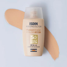 Load image into Gallery viewer, ISDIN - Fotoprotector ISDIN Fusion Water Color SPF 50 (Tinted Face Sunscreen - LIGHT) (50 ml)