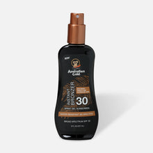 Load image into Gallery viewer, Australian Gold - Spray Gel Sunscreen with Instant Bronzer (237 ml) - Choose from SPF 6, 15, 30, 50