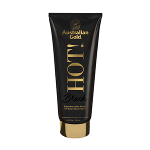 Australian Gold - HOT! BLACK (Tan Accelerator with extra dark bronzers + Mosituriser) (250 ml)