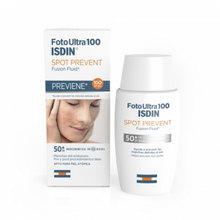 Load image into Gallery viewer, Foto Ultra 100 ISDIN Spot Prevent Fusion Fluid SPF 50+ (Face Sunscreen - not tinted) (50 ml)
