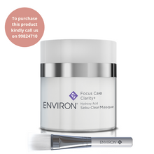 Load image into Gallery viewer, ENVIRON Focus Care Clarity+™ Hydroxy Acid Sebu-Clear Masque (50ml)
