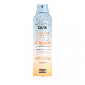 Fotoprotector ISDIN Transparent Spray Wet Skin SPF 50 (Body Sunscreen) (250ml)